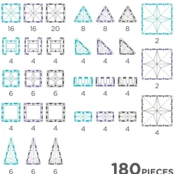 Mega Ice Crystal Pack 180 pieces