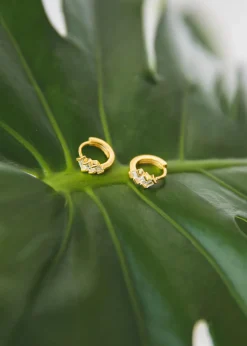 Mirach Crystal Hoops