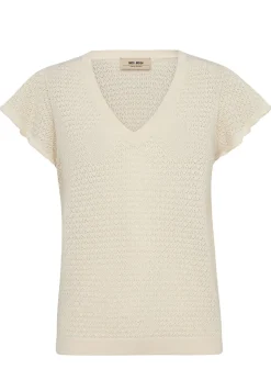 MMGanna Pattern V-neck Knit