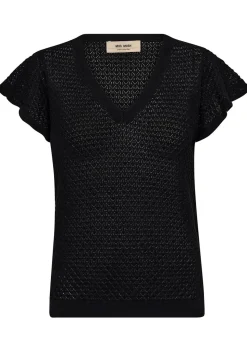MMGanna Pattern V-neck Knit