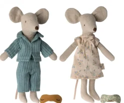 Mum And Dad Mice In Cigarbox
