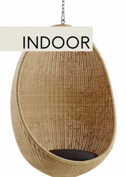 Nanna Ditzel Hanging Egg Chair Rattan - indoor model