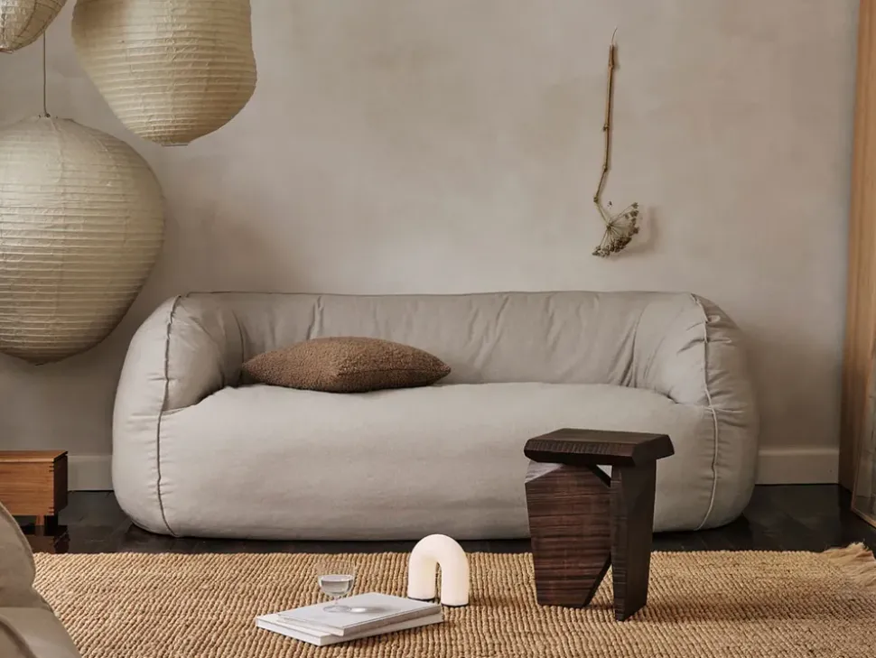 Nesten 2-seater - Re-cotton - Natural