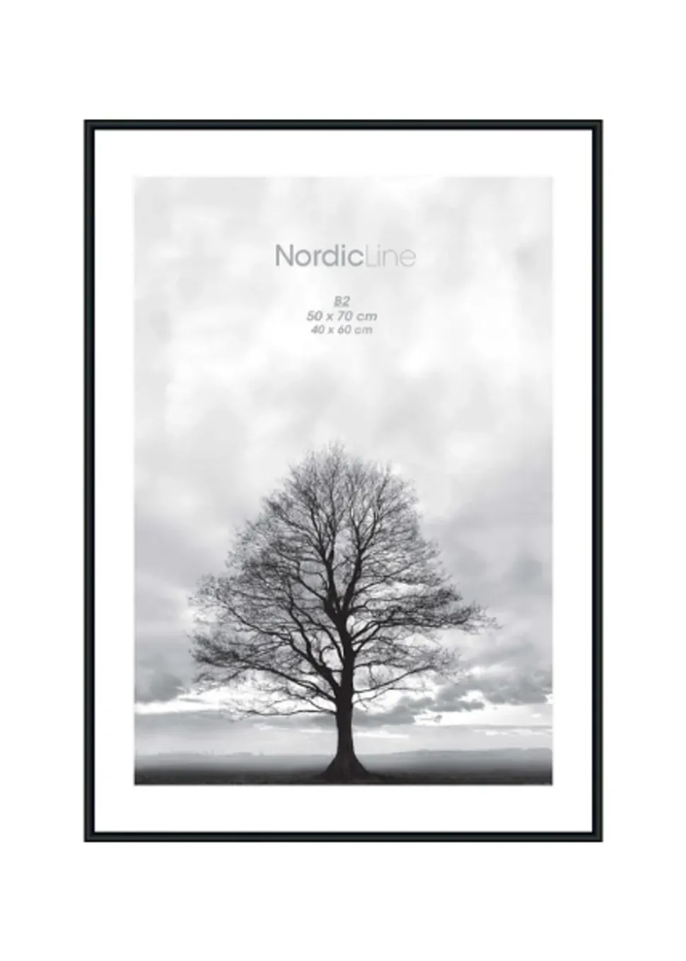 Nordic Line frames - Aluminium Matt Black