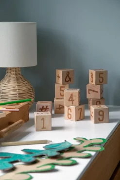 Number blocks, 12 pcs.