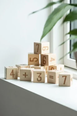 Number blocks, 12 pcs.