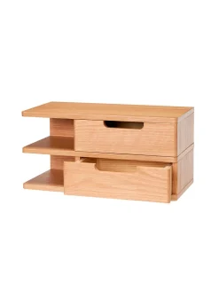 Open Wall Shelf/Bedside Table Natural