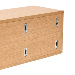 Open Wall Shelf/Bedside Table Natural