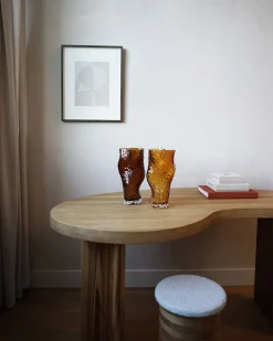 Ostrea Rock Glass Vase