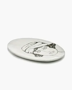 Oval Plate La Mère