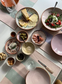 Pastel keramik plate Ø19