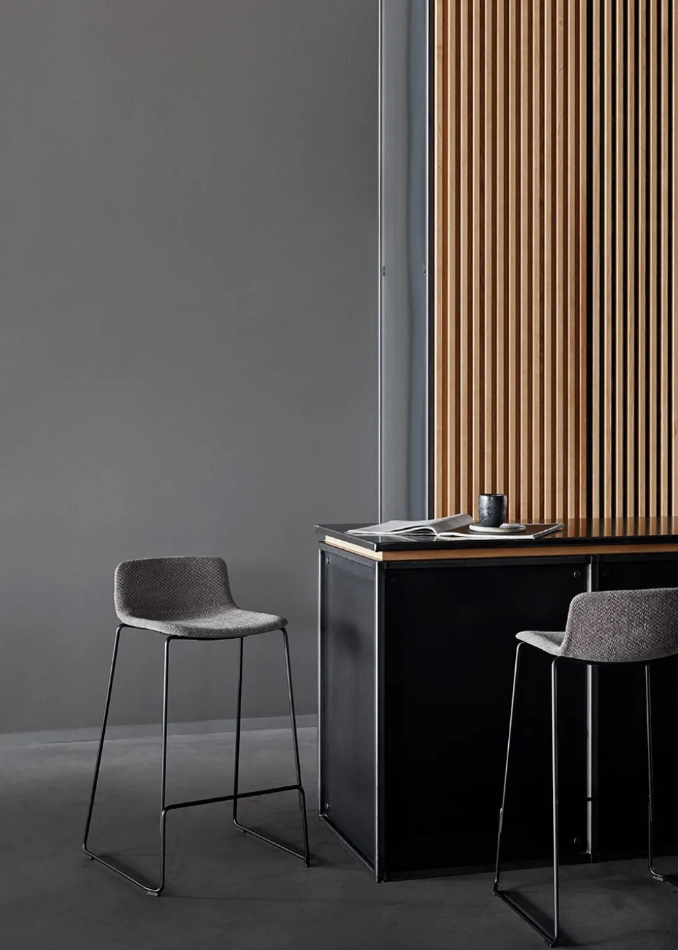 Pato Sledge Stool 4312 by Welling/Ludvik - Full Upholstery