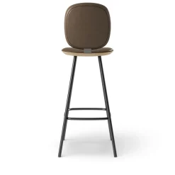Pauline Comfort Barstool 75 cm metal frame - Oak Clear Wax Oiled