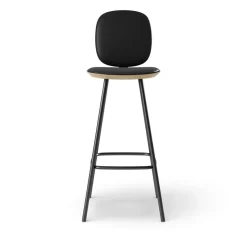 Pauline Comfort Barstool 75 cm metal frame - Oak Clear Wax Oiled