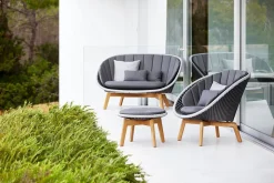 Peacock footstool