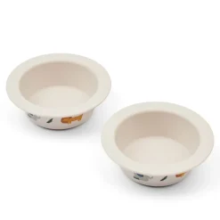 Peony Printed Suction Bowl 2-pack