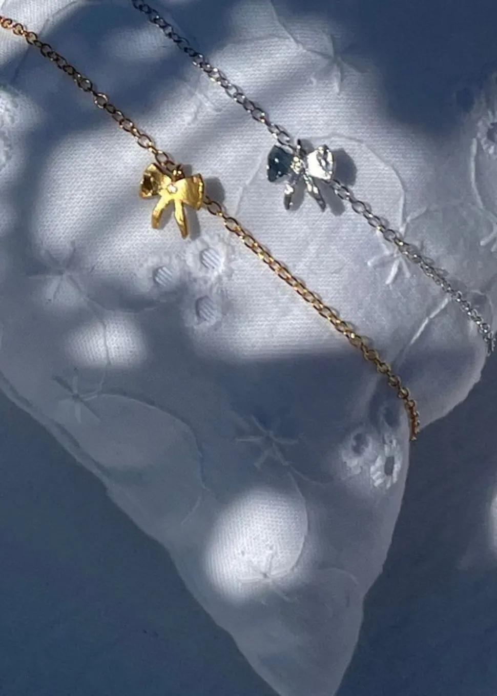Petit Bow with Stone Bracelet