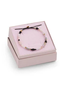 PlanBørnefonden Shades Bracelet Soft Colors and Black Ribbon