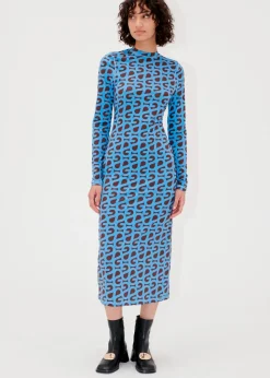 Pullover Long Sleeve Midi Dress