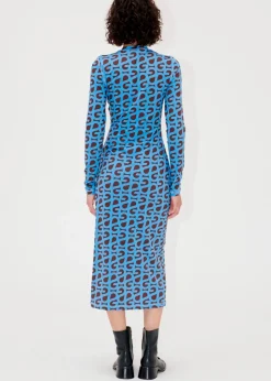 Pullover Long Sleeve Midi Dress