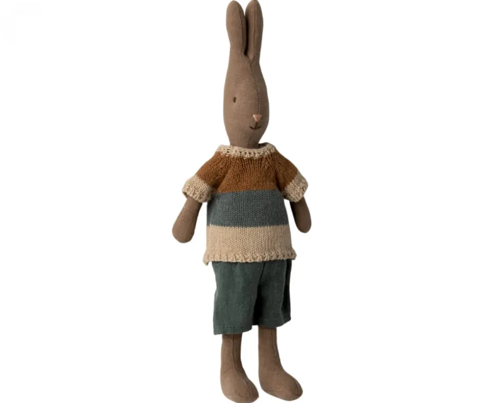 Rabbit size 2, Brown - Shirt and shorts