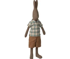 Rabbit Size 3, Brown - Shirt And Shorts