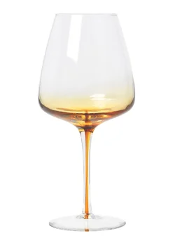 Red wine glass - Amber / Smoke