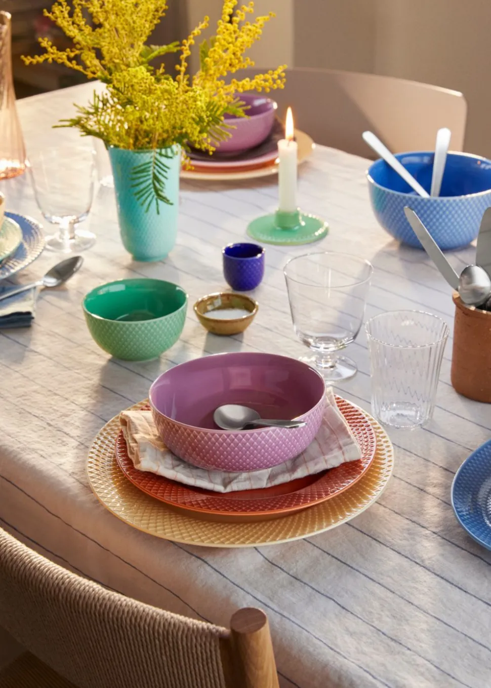 Rhombe Color Bowl 15 cm