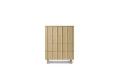 Rib Dresser W. 4 Drawers