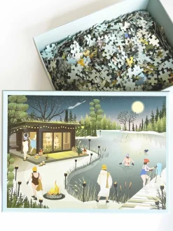 Sauna By The Lake - Puzzle 1000 Pcs