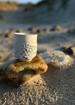 Sea foam cup, white