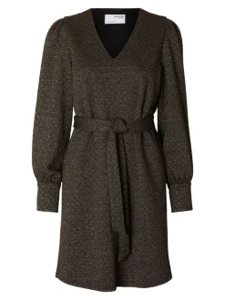 SLFAgnethe Glitter Jacquard Short Dress