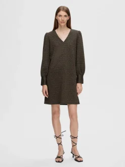 SLFAgnethe Glitter Jacquard Short Dress