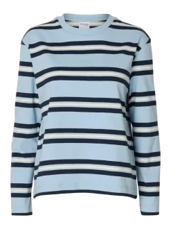 SLFBoxy-Luma LS O-Neck Tee
