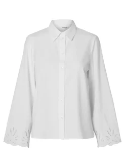 SLFDahlia LS Broderi Shirt NOOS