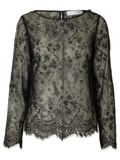 SLFDaphne LS Lace Top