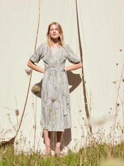 SLFEvita 2/4 Midi Wrap Dress