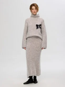 SLFGabella HW Midi Knit Skirt