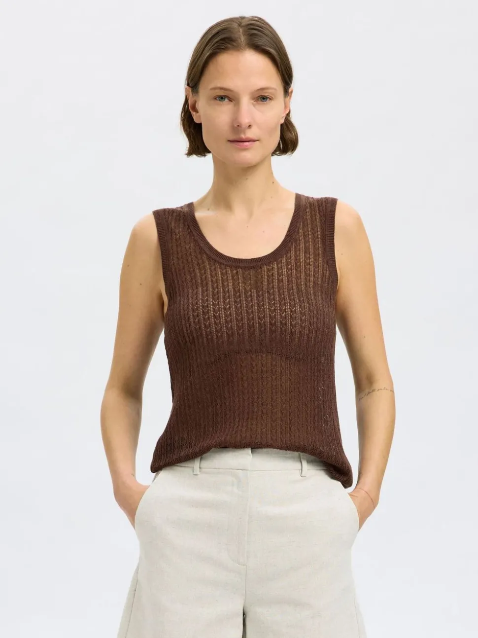 SLFHennah SL Knit Structure Top