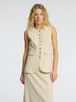 SLFIluna SL Buttoned Pocket Vest