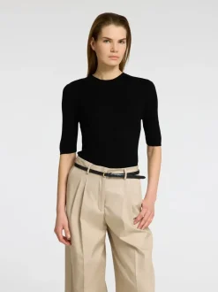 SLFIngrid 2/4 Knit O-neck