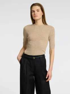 SLFIngrid 2/4 Knit O-neck
