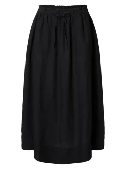 SLFLinna MW Midi Linen Skirt