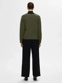 SLFLulu New LS Knit V-Neck NOOS