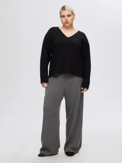 SLFLulu New LS Knit V-Neck NOOS