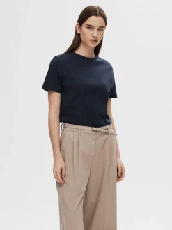 SLFMyessential SS O-neck Tee