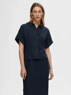 SLFViva SS Cropped Sun Shirt NOOS