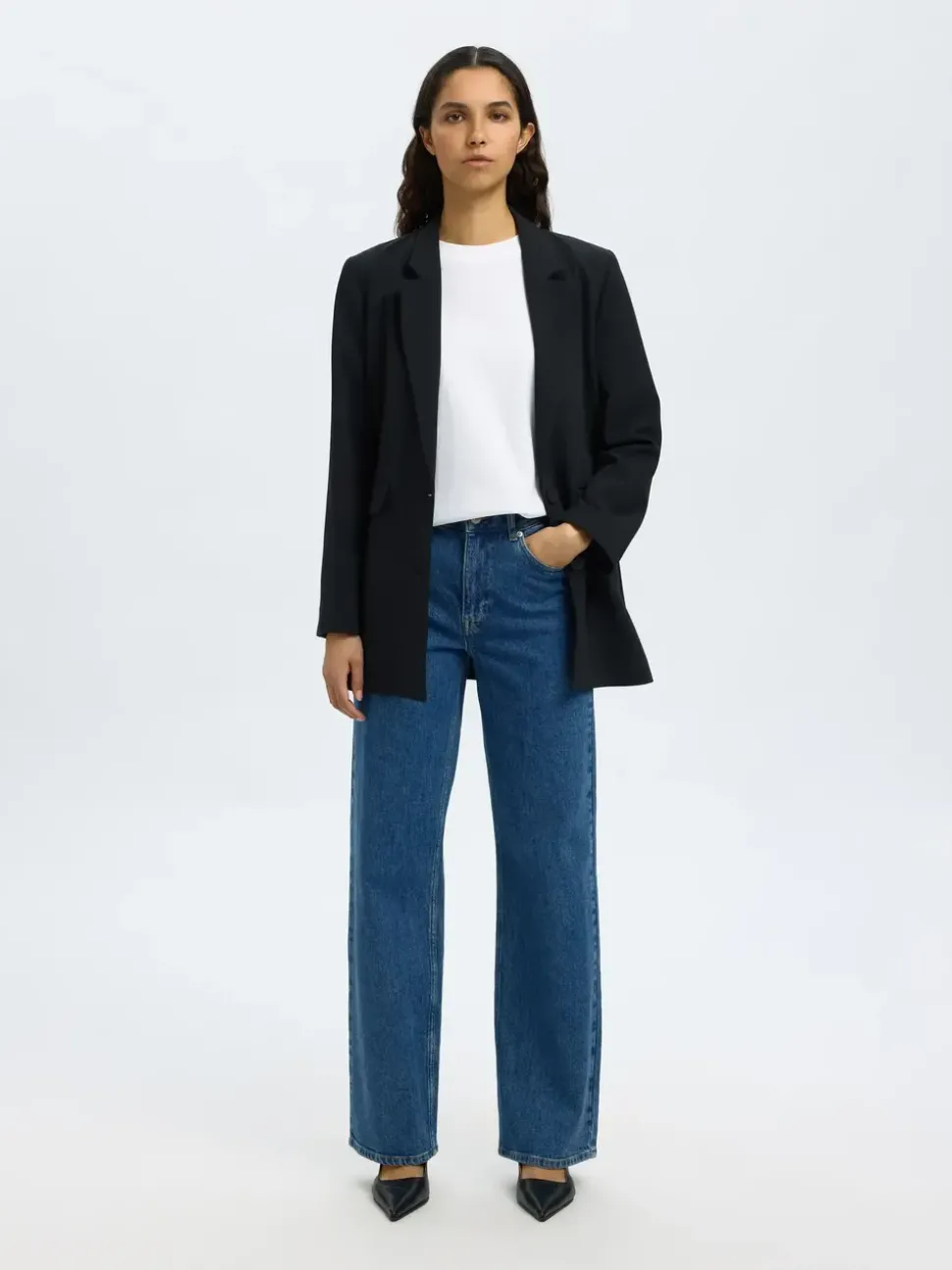 SLFWide Bea-Kori HW Jeans NOOS