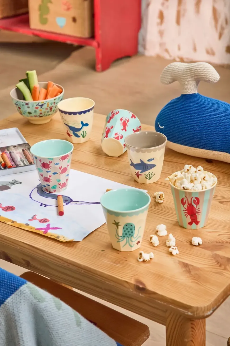 Small Melamine Cups - 6 Pack - 160 ml