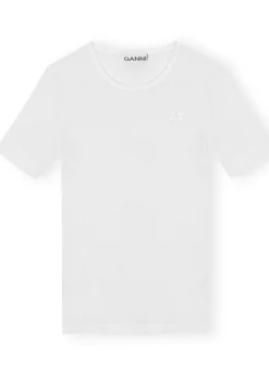 Soft Cotton Rib Short Sleeve T-Shirt